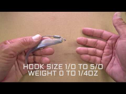 How to rig your soft plastic with the Power Lock Plus weedless hook