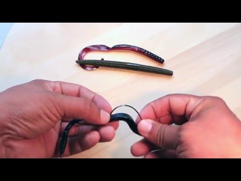 How to “Texas rig” a softplastic worm